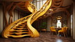 home interior design stairs, generative ai
