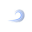 wave logo ocean water symbol vector icon
