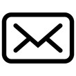 email icon, simple vector design