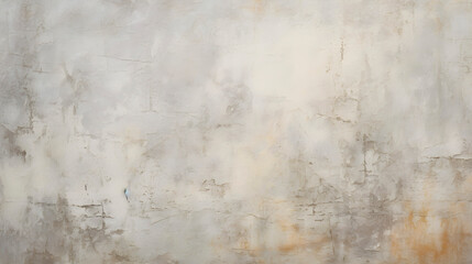 Digital white minimalist painting relieve monocromatic geometric poster web page PPT background with Generative