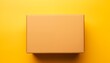 isolated yellow box