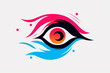 Abstract logo emblematic of the abstract and conceptual nature of creative expression and artistic vision.