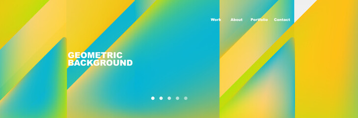 Triangle minimal web site page background design. Vector Illustration For Wallpaper, Banner, Background, Card, Book Illustration, landing page
