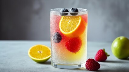 Sticker -  Freshly squeezed citrus and berry delight