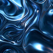 Abstract highly detailed blue metallic background.