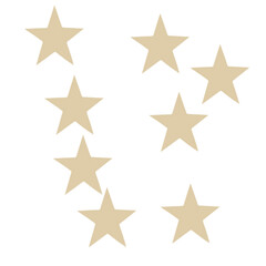 Poster - golden star icon