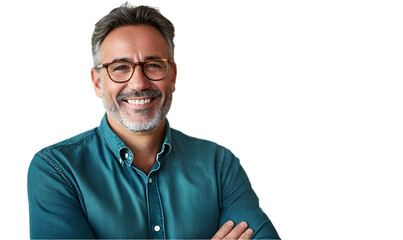 portrait of a businessman smiling