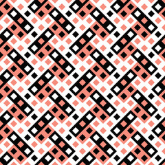 Poster - Random geometrical square pattern background - seamless vector design from squares