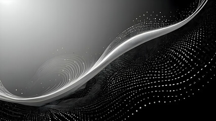 Poster - abstract background with wave