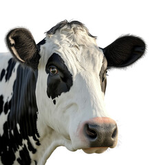 Fototapete - Beautiful cow looking on background