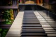 The grand piano, a majestic instrument, resonates with timeless melodies, its ebony and ivory keys singing stories of the soul.