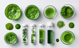 Fototapeta Mapy - Algae Exploration: Biotechnological Biofuel Research
