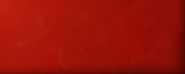 Fototapete - Simple Red Wall Background. Gouache painted grunge backdrop with big light from upper left corner, casting shadows. Traditional Asian banner. Passionate red. Vector Illustration. 