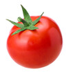 fresh red tomatoes isolated, macro tomato studio photo, transparent PNG, PNG format, cut out