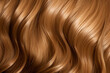 © zgurski1980 - flowing golden hair waves with oil droplets, luxurious and elegant appearance, hair texture