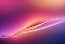 AI Generated Illustration Of Abstract Purple And Blue Wave Wallpaper With Subtle Pink Waves