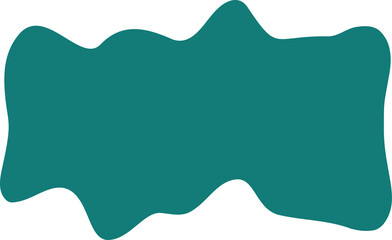 Poster - abstract liquid shape. organic flat blob. irregular fluid bubble. random wavy oval spot and curvy el