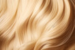 © zgurski1980 - flowing blond golden hair waves, luxurious and elegant appearance, hair texture
