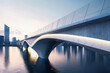 A modern bridge as an architectural marvel - Generative AI