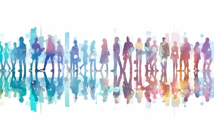 Poster - Incorporating predictive modeling for population health management  AI generated illustration