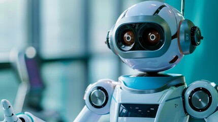 Poster - Introducing chatbots for patient education and support   AI generated illustration