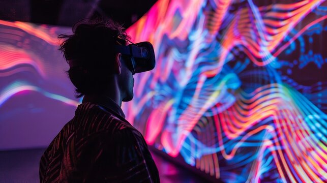 Integrating sound and motion into digital artworks   AI generated illustration