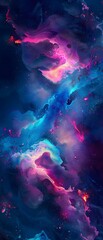 Wall Mural - abstract neon phone wallpaper