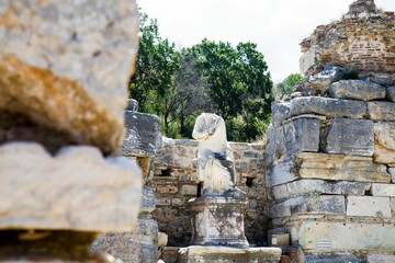 Wall Mural - Beautiful view of the ruins of an ancient Ephesus