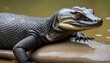 A-Monitor-Lizard-With-Its-Scales-Glistening-Wet-F- 3