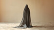 Full body of young  woman wearing a niqab