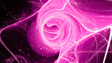 Fototapeta  - Pink glowing multidimensional quantum force field with elementary particles