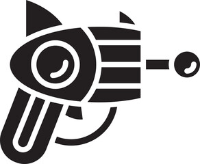 Wall Mural - Space Blaster Gun Icon