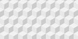 © MdLothfor - Vector minimal white cube geometric seamless background. Seamless blockchain technology pattern. Vector illustration pattern with blocks. Abstract geometric design print of cubes pattern.