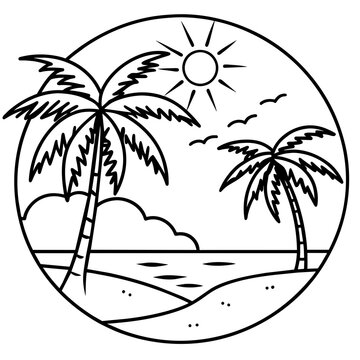          Summer vibes vector illustration.
