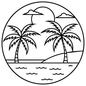          Summer vibes vector illustration.
