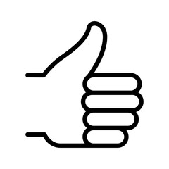 Fototapete - Thumb up icon
