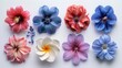 Nature's Floral Masterpieces: A Vibrant Bouquet Display Generative AI