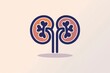 kidney icon vector illustration
