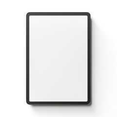 Leinwandbilder - Tablet blank template on white background. Digital device mockup isolated