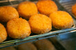 Japanese croquettes are called Korokke (コロッケ) and the classic style is made of mashed potatoes mixed with sauteed ground beef and onion. 