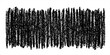 Charcoal, black pastel, graphite pencil vector hand drawn grunge grain texture. Rectangle long banner shape. Text background, border, header template. Rough artistic parallel dense vertical hatching