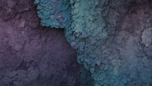 Sky Blue To Lilac Purple Gradient Color Rough Grunge Rock Texture Close-up Background From Generative AI