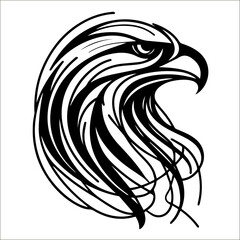 Wall Mural - eagle head tattoo