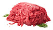 © Papugrat - raw minced meat isolated on transparent background cutout