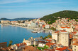 Zatoka przy starówce w mieście Split na Chorwacji | Bay near the old town in Split, Croatia
