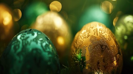Poster - Close up view of eggs on a table, perfect for food and cooking themes