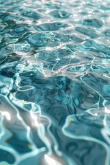 Poster - Clear water in a swimming pool, perfect for summer concepts
