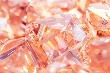 Aufkleber - A close up view of a bunch of crystal cubes. Ideal for design projects