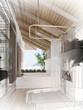 3d rendering  of interior bedroom