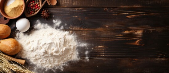 Poster - Ingredients for Baking on Table